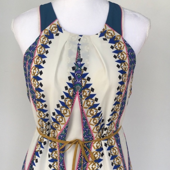 Anthropologie Maeve Pakpao Belted Maxi Dress - Picture 3 of 8